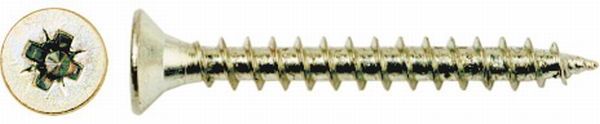 Саморезы 6,0х120 потай, Pz, жёлт.ц. (1)