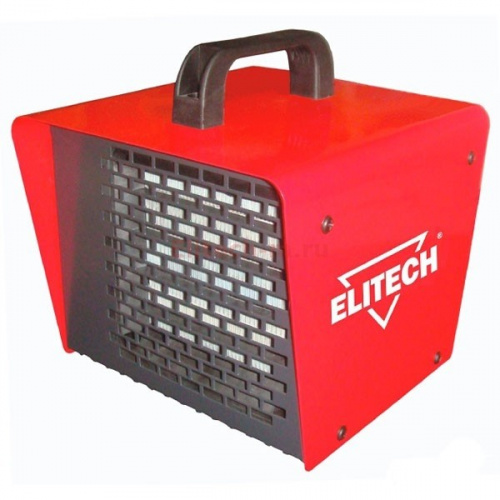 ELITECH Пушка тепловая электро с вентилятором,230В,1000-2000Вт,поток-97м3\ч,2.4кг,термостат