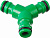 Тройник РОСТОК WR-1, пластик ABS, штуцерный