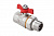Кран шаровый со сгоном 1/2' ВН ручка бабочка (BV.520.04)