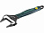 Ключ разводной KRAFTOOL "PROFESSIONAL", фосфатированное покрытие, эргономичная обрезиненная рукоятка